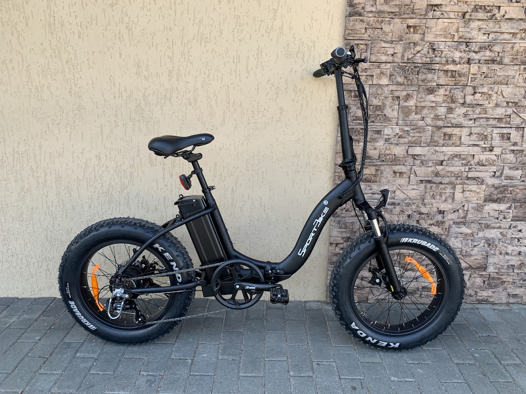 SportBike Folding E-FatBike 20″ — jauns, 360 Wh