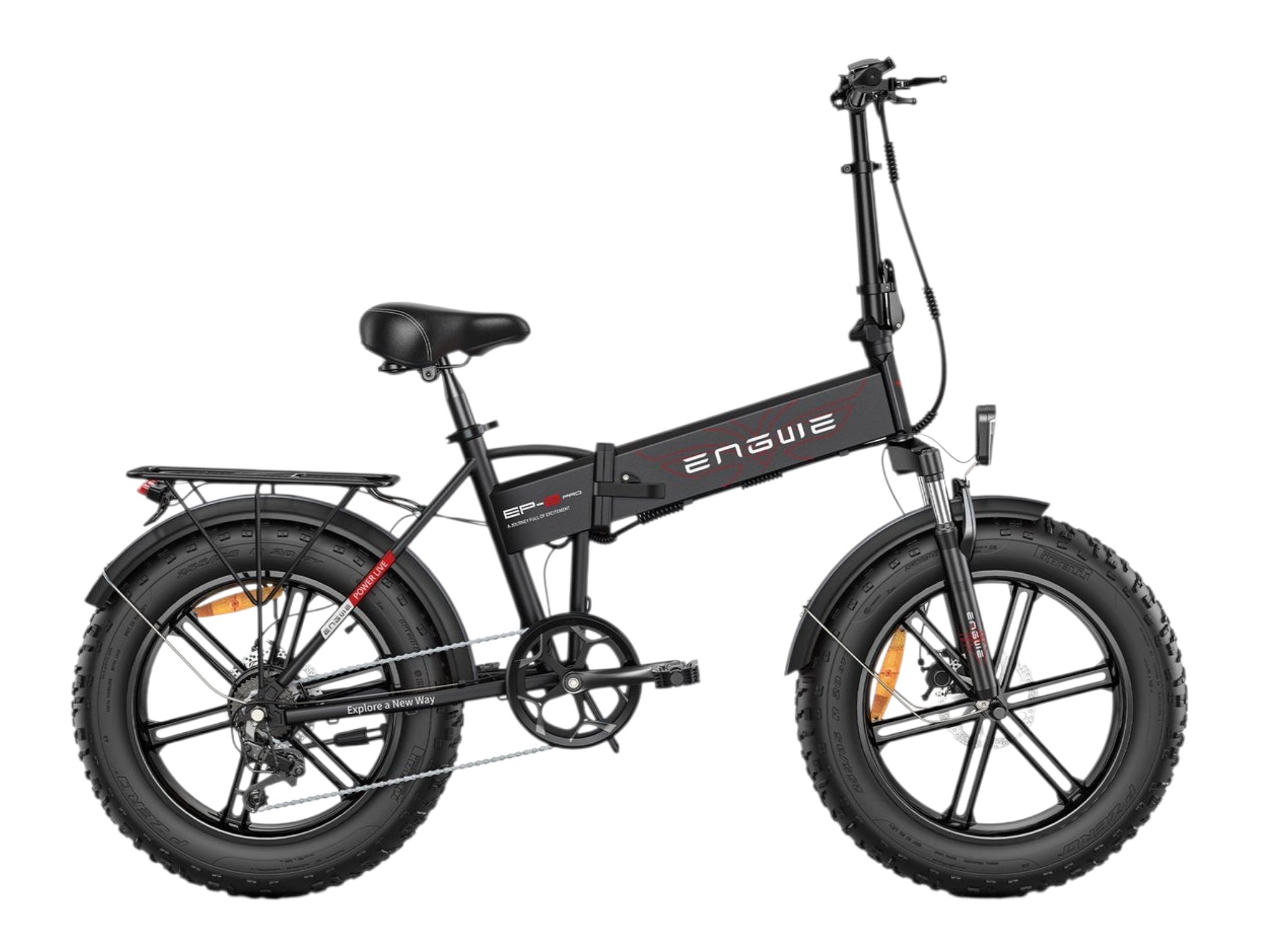 Engwe EP-2 Pro — salokāms elektriskais fatbike, 20″