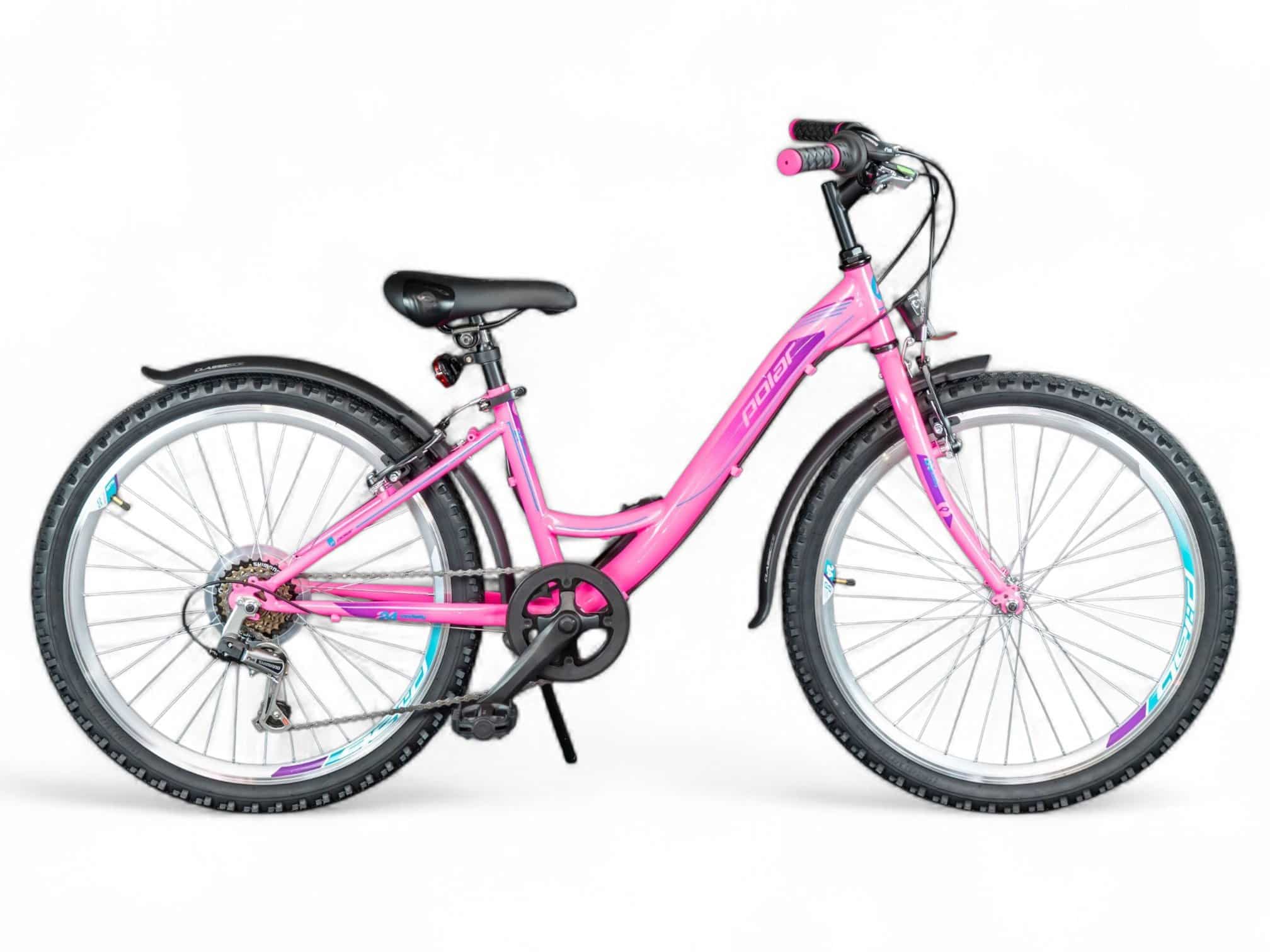 Polar Modesty 24 Pink — 2025. gada jauniešu velosipēds