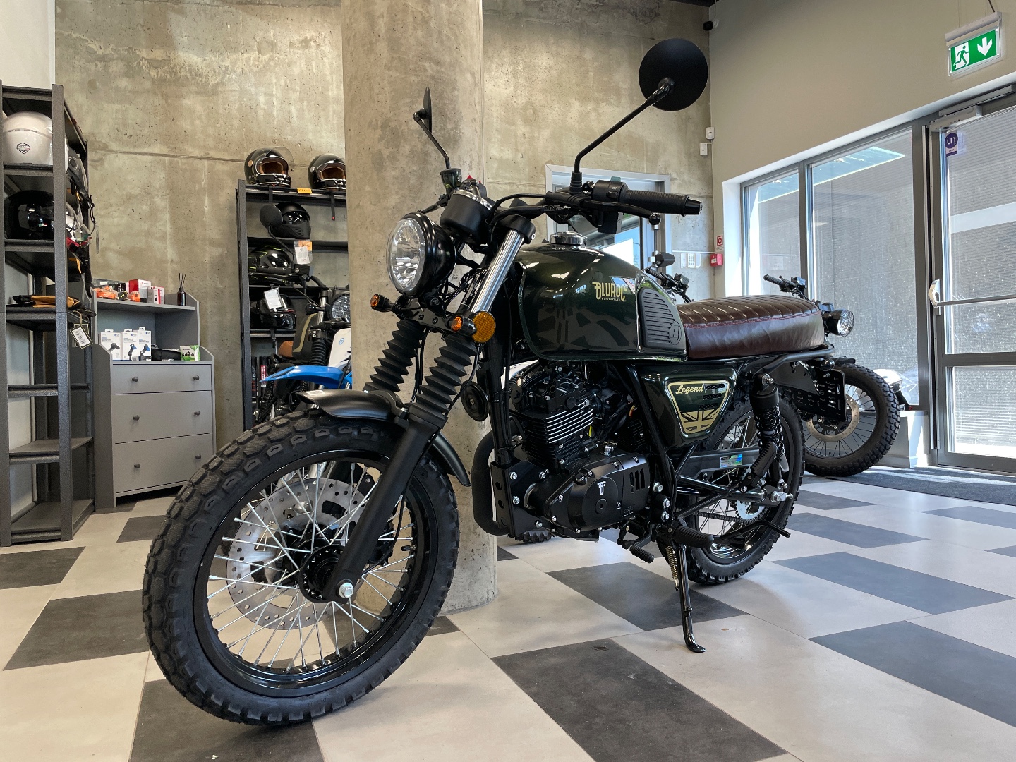 Bluroc Legend 125, 2024 — зелёный