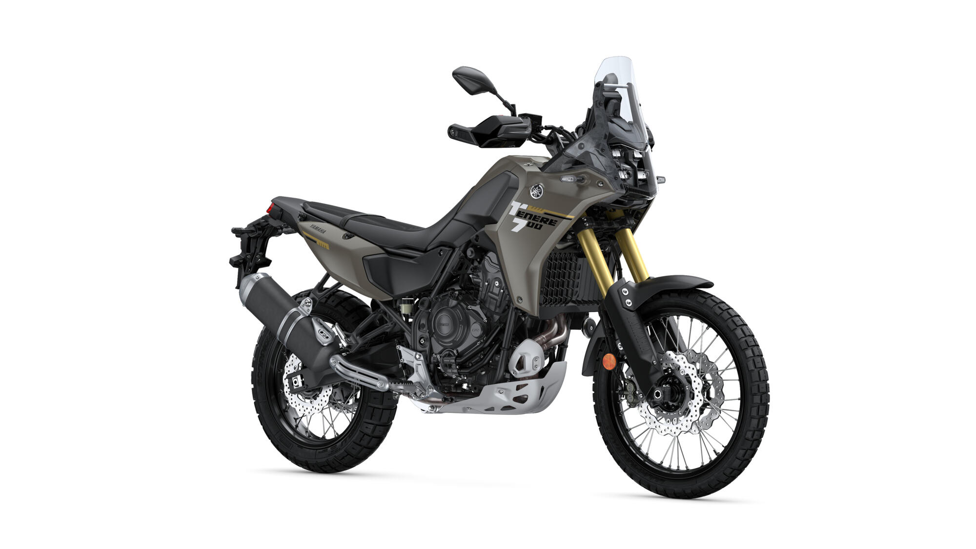 Yamaha Ténéré 700 Frozen Titanium — standarta augstums