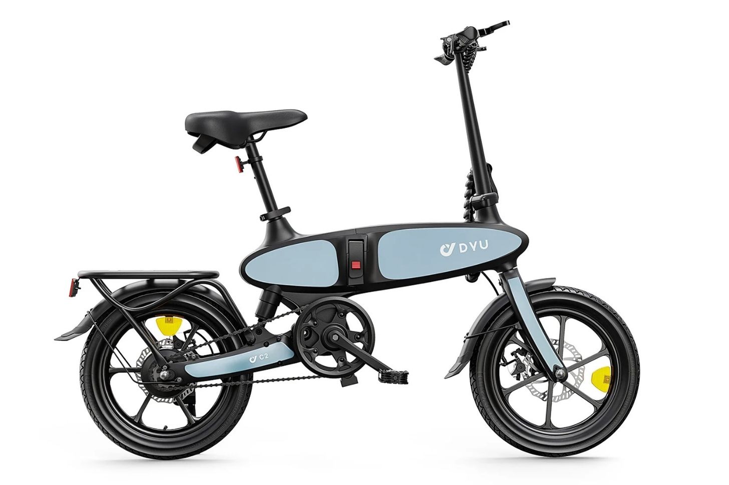 DYU C2 — salokāms elektrovelosipēds, 16″