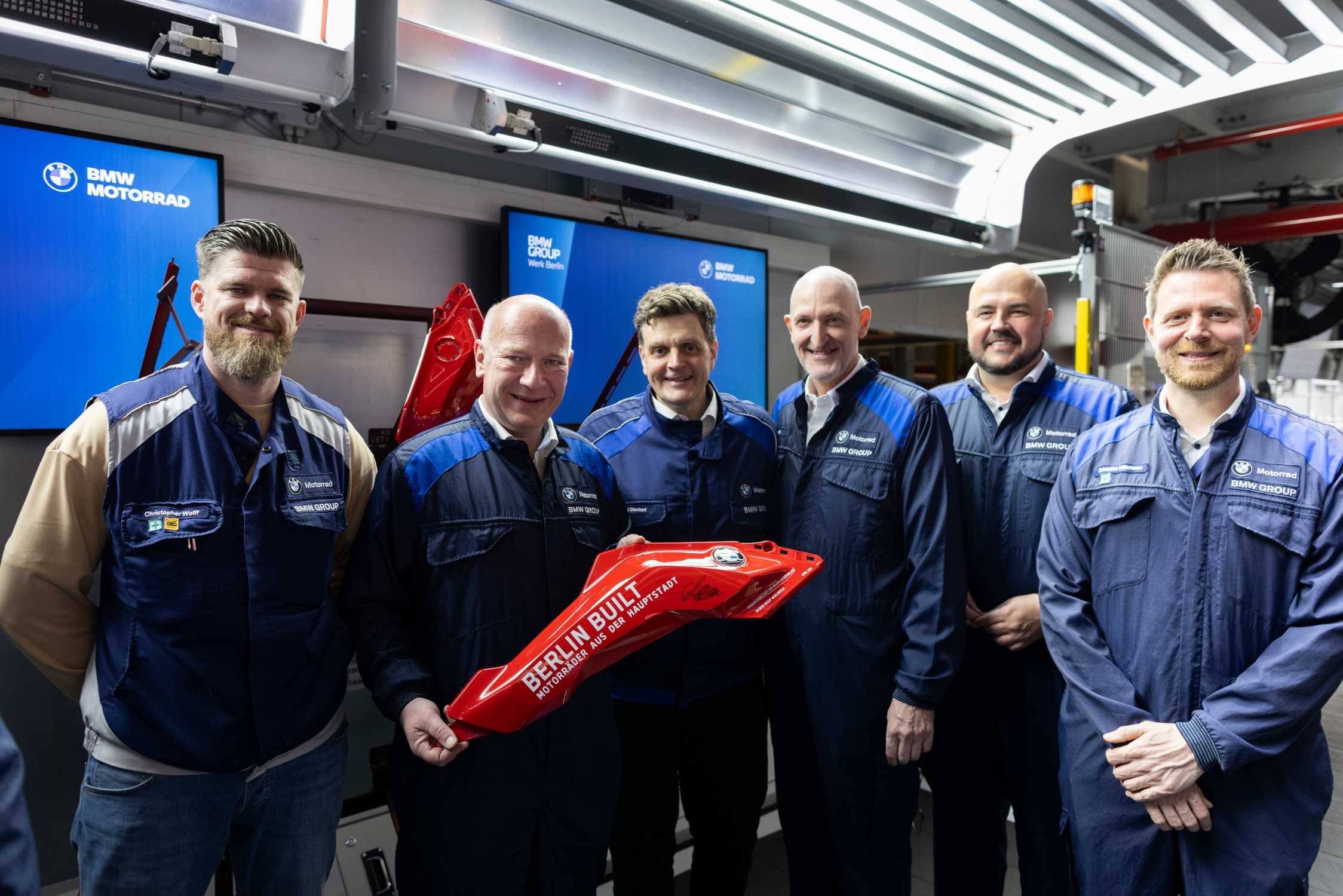 Opening of the new paint shop at BMW’s Berlin plant in April 2026